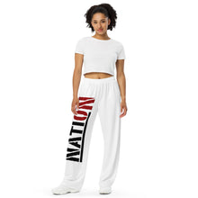 Cargar imagen en el visor de la galería, NoNation All-over print unisex wide-leg pants
