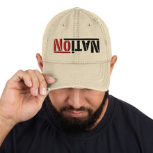 Load image into Gallery viewer, NoNation Distressed Dad Hat
