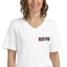 将图片加载到图库查看器，NoNation Unisex Short Sleeve V-Neck T-Shirt
